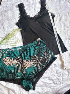 Cute Pajama Set with paded top