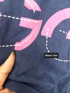 Blue Printed T-Shirt