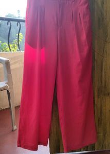 Pink Wide Leg Pants