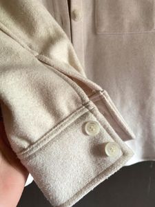 H&amp;M Beige Shirt Jacket