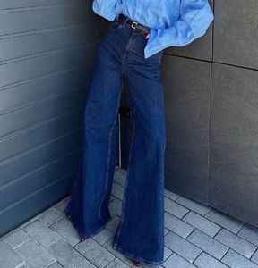 Wide Leg Dark Wash Jeans