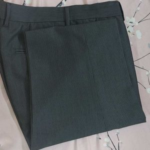 Striped Grey Formal Trousers