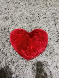 Red Heart-Shaped Pillow