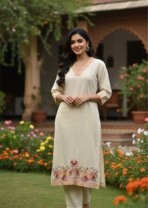 Elegant Embroidered Kurta Set