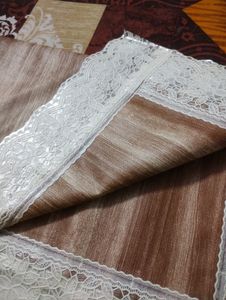 Beautiful Table Cover With Lace