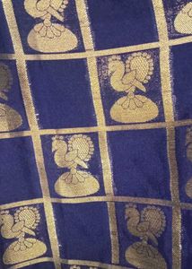 Mind blowing Saree With Peacock And Elephant Desig