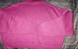 Pink Cropped Sweater