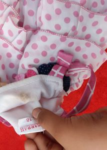 Cute Pink Polka Dot Outfit