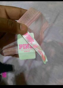 Velvat PINK Floral Thong