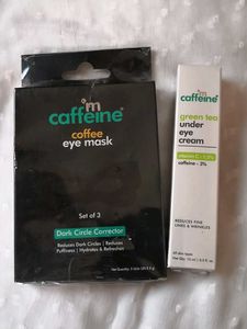 M caffeine eye ask+ undereye cream