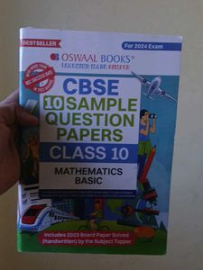 Oswal Class 10 Hindi,English And Maths Basic