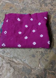Cotton Silk Bandhani Dupatta