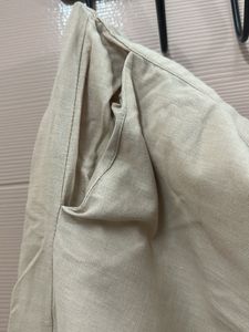 Beige Salwar- Solid