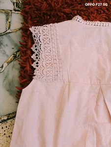 Cotton Shirt With Laces
