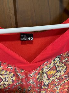 Long Georgette Gown With Duppata