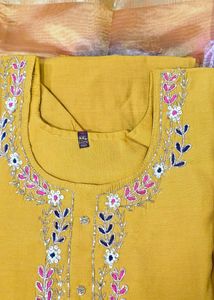 Beautiful Stitched Kurta Set With Dupatta