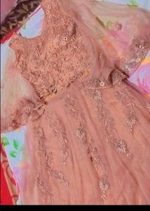 Elegant lehenga skirt and crop top  Embroidered Pe