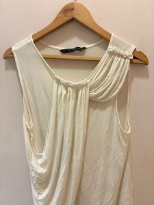 Zara Off-White Beautiful Top