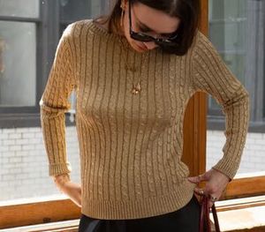 Ralph lauren Cable Knit Crew Neck Sweater
