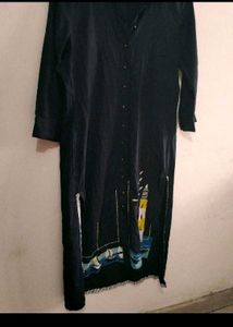 W Applique Kurta