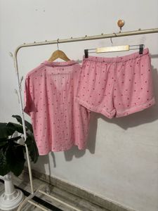 Cute Heart Pajama Set