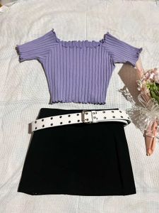 Off Shoulder Top 🍇