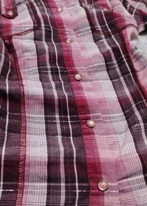 Sun Valley Pink Plaid Fitted Shirt