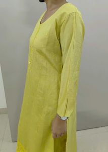 Elegant Yellow Green Kurta Set