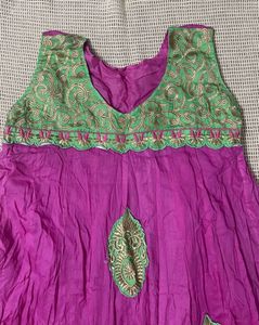 A-Line Pink Kurti