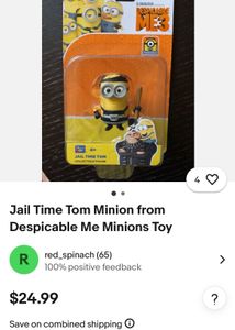 Jail Time Tom Minion from Despicable Me Minions