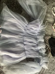 Light Purple Ruffle Top