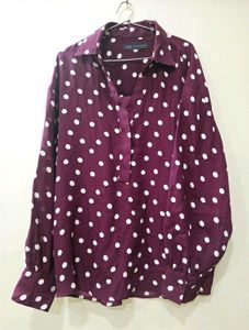 M & S Shirt Style Top