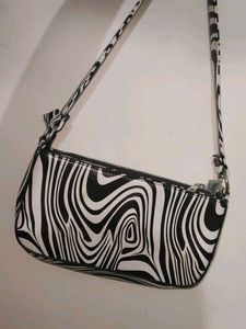 Trendy Zebra Print Handbag