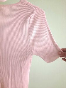 Ribbed V-Neck Top