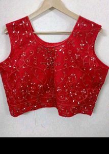 Red Embellished Lehenga Choli