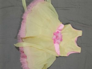 Cute Yellow &amp; Pink Dress