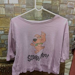 Scooby-Doo Graphic Tee For Casual Home Wear