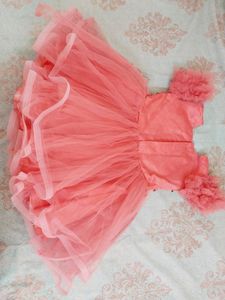 Baby Pink Girls Frock
