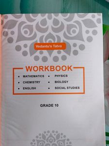 Class 10 Workbook Vedantu Tatva