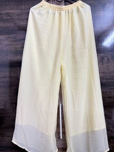 Butter yellow mirror work anarkali