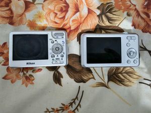 Nikon S1 And Panasonic Lumix Camera
