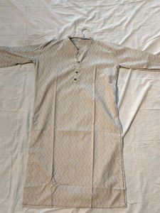 Women Beige Patterned Kurta