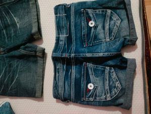 Combo Denim Hot Pants For Women