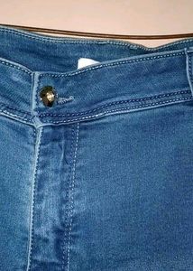 Navy Blue Denim Jeans