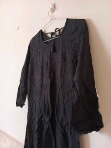 Black kurta for women