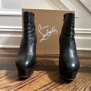 Black 5 Inch Heel Boots
