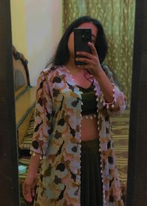 Lehnga Blouse With Shrug