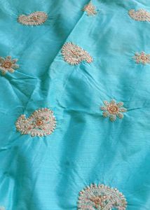 Leheng Choli With Jacket  Teal Embroidered