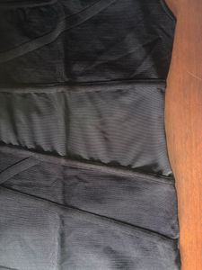 bebe Chic Black One-Shoulder Dress