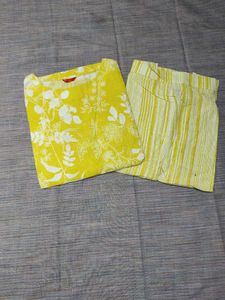 W Brand Kurti With Palazzo Pant